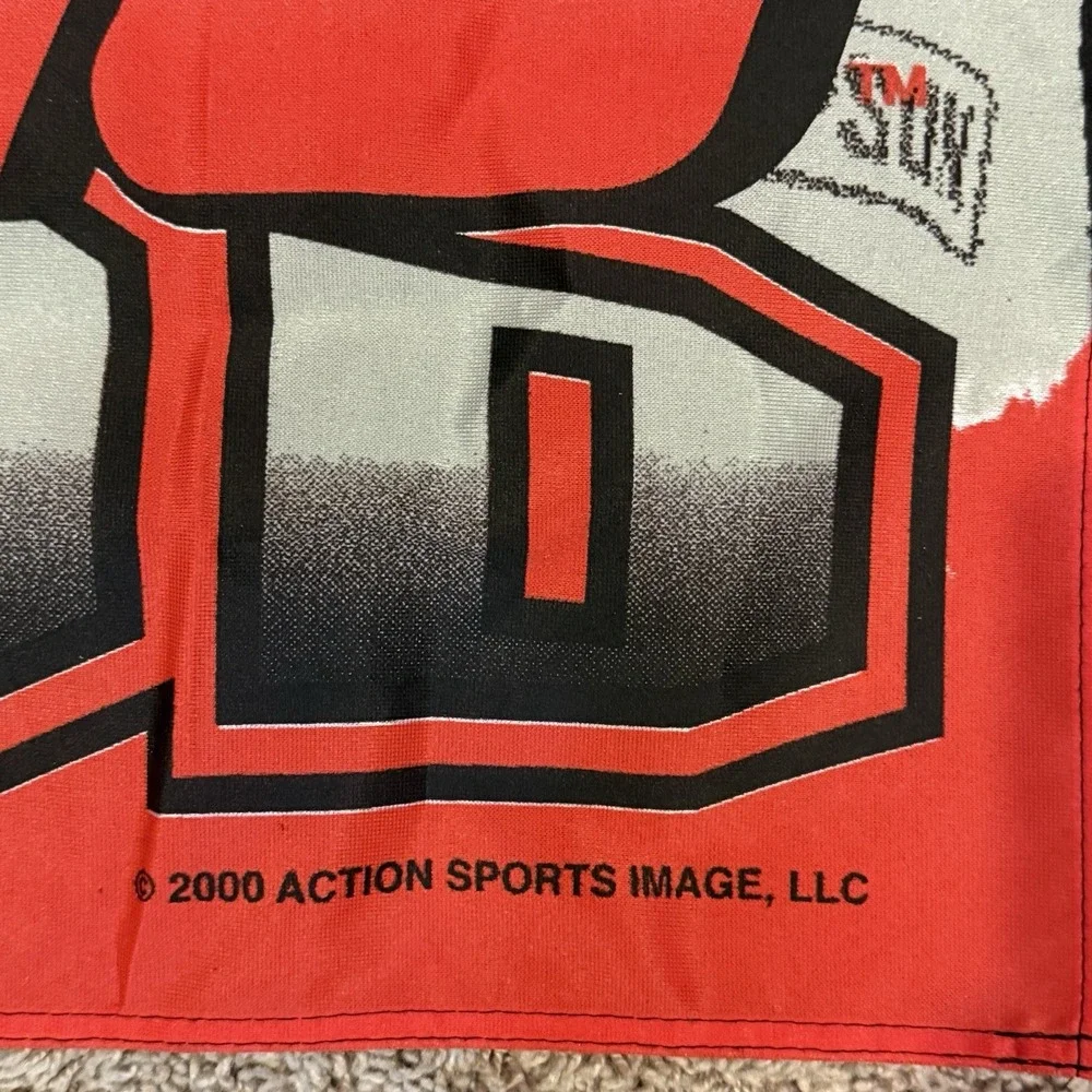 Vintage Ricky Rudd 28 NASCAR Roush Racing Banner Flag‎ 2000 - Picture 2 of 6